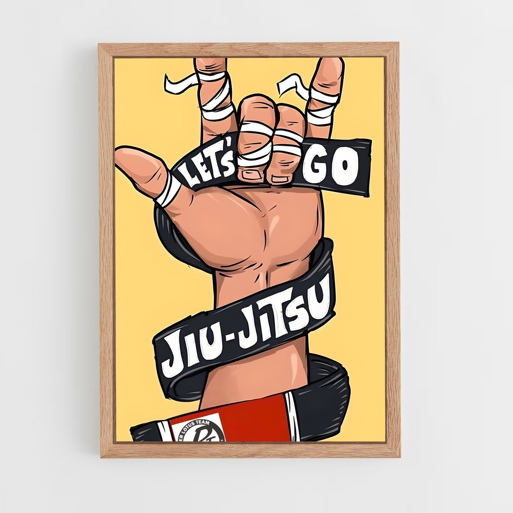 Poster Fist of Go – affiche Jiu-jitsu brésilien (vue 4)